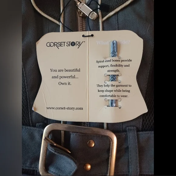 Military costume WAISTE TRAINER corset - Picture 2 of 7